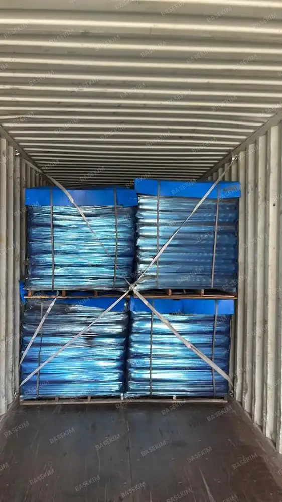 Container stuffing of gilsonite pallets